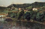 Joaquin Sorolla Y Bastida Asturian Landscape oil painting on canvas